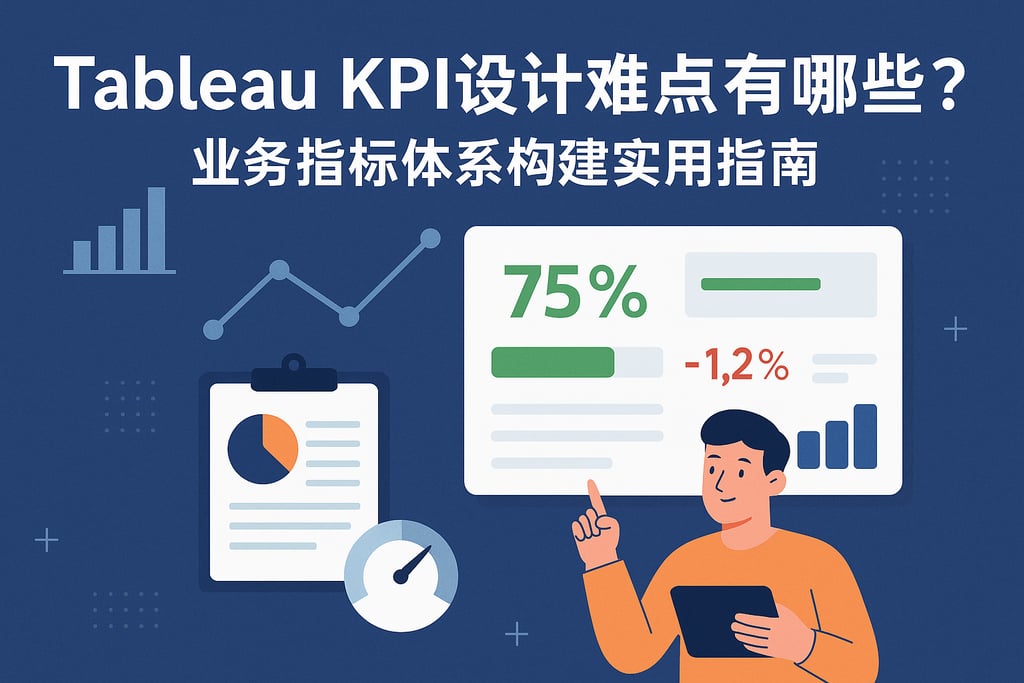 Tableau KPI设计难点有哪些？业务指标体系构建实用指南